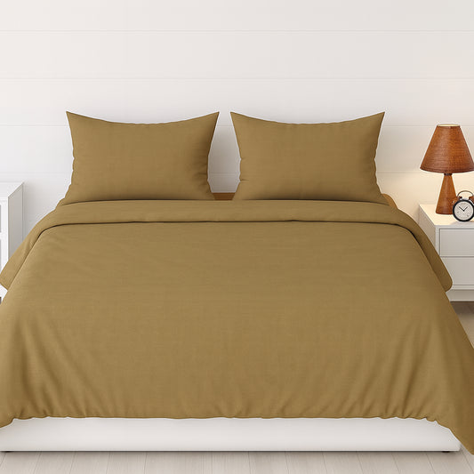 Sand Dune Heritage Luxe Pure Cotton Solid Bedsheet