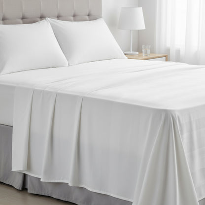 Ivory Cloud Bamboo Bliss Pure Bamboo Solid Bedsheet