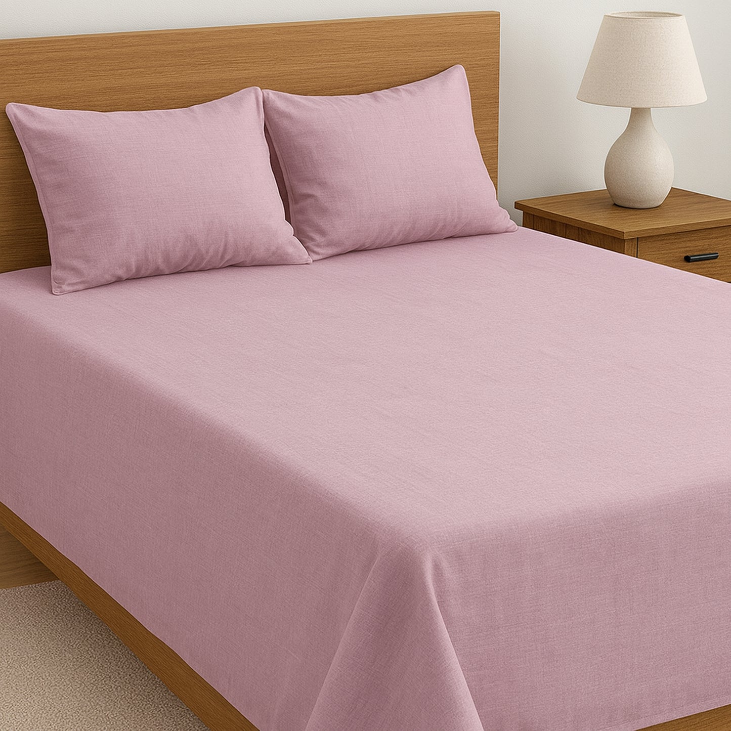 Beauty Bush Bamboo Bliss Pure Bamboo Solid Bedsheet